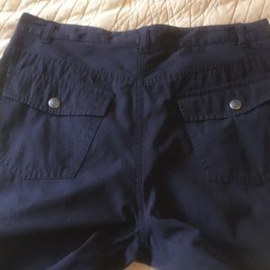 Izod Navy 100% Cotton  High Rise Pants Size 10